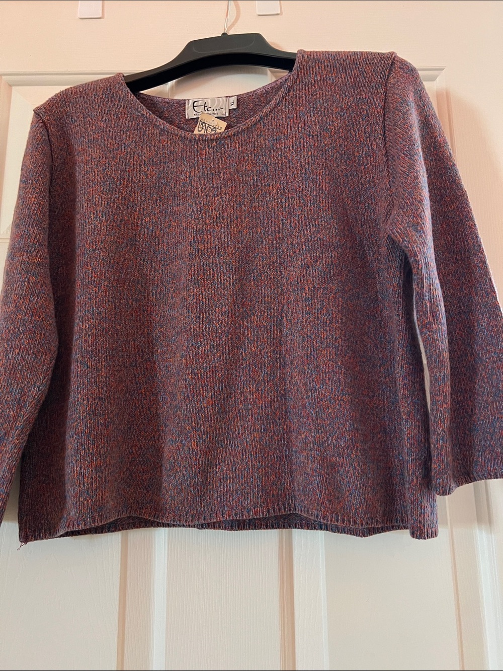 ETC ( etchetera Cropped Sweater)
 ( made in New York )